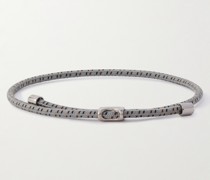 Orson Pull Armband aus Kordel mit Details aus Silber