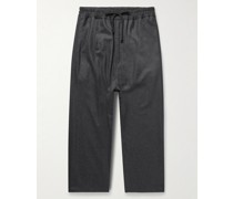 Walker Hose aus Flanell aus einer Wollmischung mit Kordelzugbund