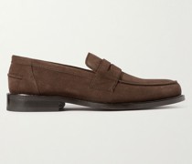 Loafers aus Veloursleder