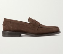 Scott Loafers aus Veloursleder