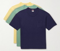 Sublig Jumbo Set aus drei T-Shirts aus Jersey aus einer Baumwollmischung