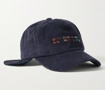 + Paul Smith Baseballkappe aus Baumwollcord mit Logostickerei