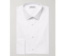 Weißes Hemd Royal Oxford aus Baumwolle mit schmaler Passform
