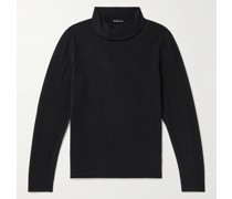 Rollkragenpullover aus recyceltem Kaschmir