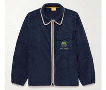 Crest Jacke aus Fleece mit Logostickerei