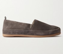 Loafers aus Veloursleder