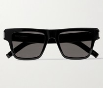 New Wave Square-Frame Acetate Sunglasses