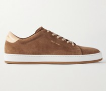 Tyrone Sneakers aus Veloursleder mit Lederbesatz