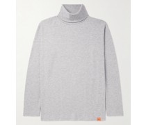 Cotton-Jersey Rollneck Sweatshirt