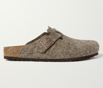 Boston Wool-Felt Clogs