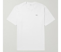 Adam T-Shirt aus Pima-Baumwoll-Jersey mit Logostickerei