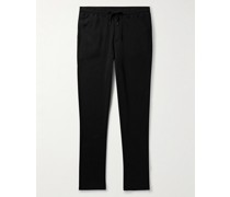 Tapered Cotton and Lyocell-Blend Jersey Sweatpants