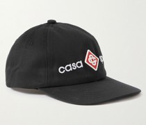 Casa Sport Baseballkappe aus Baumwoll-Twill mit Logostickerei