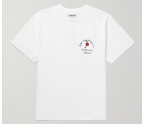 T-Shirt aus Baumwoll-Jersey mit Logoprint