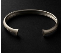 Julius Armspange aus Weißgold mit Gravur