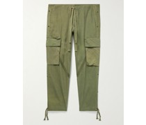 Sleeping Bag Tapered Distressed Cotton Cargo Trousers