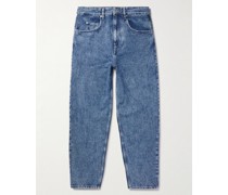 Jeans mit schmal zulaufendem Bein