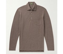 Pullover mit Polokragen aus Pima-Baumwolle
