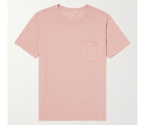 T-Shirt aus Flammgarn-Jersey aus einer Baumwollmischung