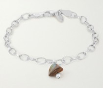 El Kram Kettenarmband mit Sterlingsilber und Muschel