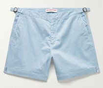 Bulldog schmal geschnittene Shorts aus Twill aus einer Baumwollmischung