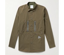 Shell and Jersey-Ripstop Overshirt