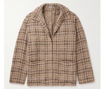 Homespun Wool-Blend Tweed Coat