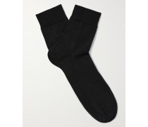 Airport City Socken aus einer Schurwollmischung