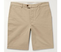 Fisherman Shorts aus Baumwoll-Twill