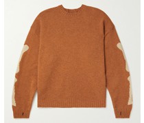 Pullover aus Wolle mit Intarsienmuster