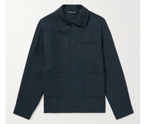 Hemdjacke aus Leinen