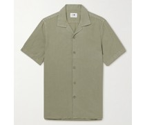 Miyagi Camp-Collar TENCEL™ Lyocell and Linen-Blend Shirt