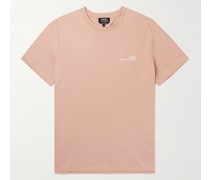 Item T-Shirt aus Baumwoll-Jersey mit Logoprint