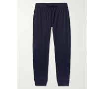 Tapered Pima Cotton-Jersey Pyjama Trousers