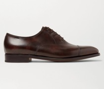 City II Oxford-Schuhe aus brüniertem Leder