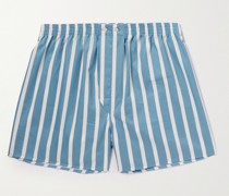 Royal 219 schmal geschnittene Boxershorts aus gestreifter Baumwolle