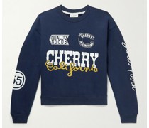 Sweatshirt aus Baumwoll-Jersey mit Logoprint
