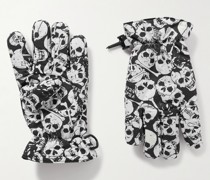 Printed Cotton-Canvas Gloves
