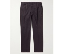 Hose aus Webstoff mit geradem Bein