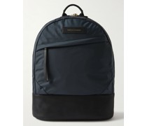 Kastrup 2.0 Leather-Trimmed Nylon Backpack
