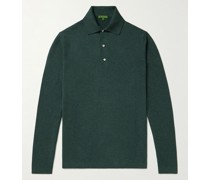 Rally Pullover aus einer Baumwoll-Kaschmirmischung mit Polokragen