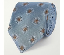 Waldegrave Krawatte aus Seiden-Faille mit Stickereien, 8,5 cm
