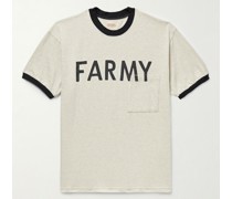 T-Shirt aus Baumwoll-Jersey mit Print