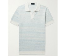 Cotton and Linen-Blend Polo Shirt