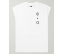 Kurzärmeliges Oberteil aus Baumwoll-Jersey mit Print