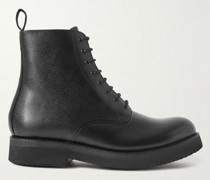 Dudley Stiefel aus genarbtem Leder