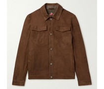 Jacke aus Veloursleder
