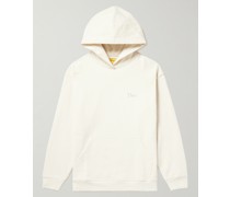 Hoodie aus Baumwoll-Jersey mit Logostickerei