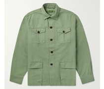 Hemdjacke aus Baumwoll-Canvas