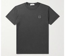 T-Shirt aus Baumwoll-Jersey mit Logoapplikation